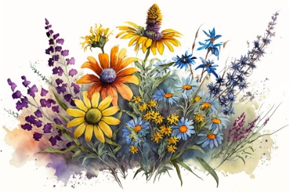 Picture of WATERCOLOR WILDFLOWERS 9