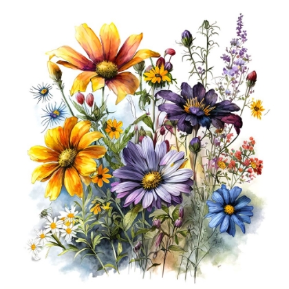 Picture of WATERCOLOR WILDFLOWERS 12