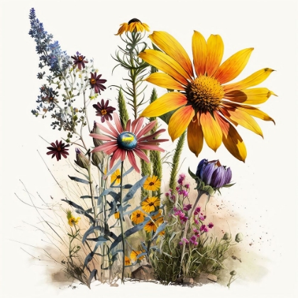 Picture of WATERCOLOR WILDFLOWERS 13