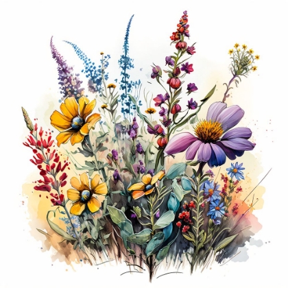 Picture of WATERCOLOR WILDFLOWERS 15