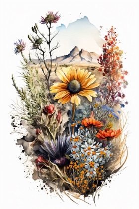 Picture of WATERCOLOR WILDFLOWERS 17