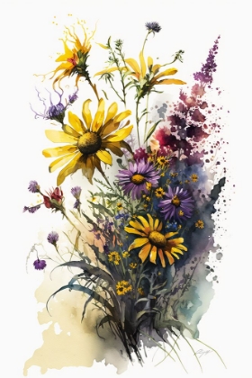 Picture of WATERCOLOR WILDFLOWERS 22