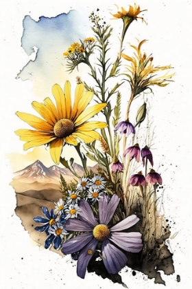 Picture of WATERCOLOR WILDFLOWERS 24