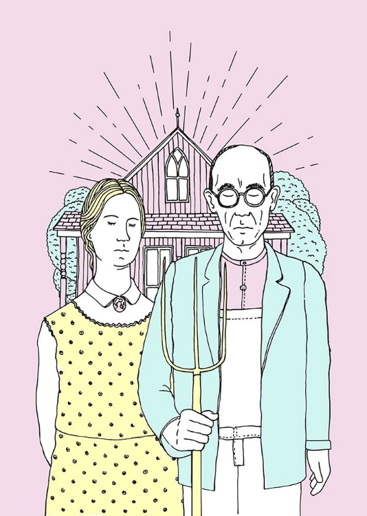 Picture of AMERICAN GOTHIC POP