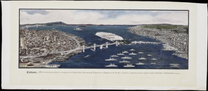 Picture of SAN FRANCISCO-1939-PANORAMA BAY BRIDGE
