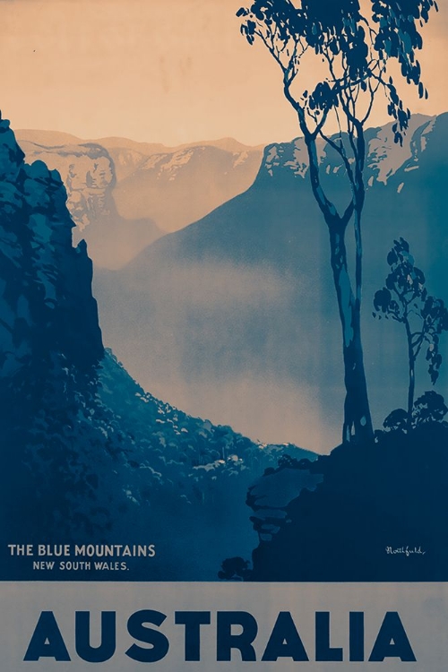 Picture of AUSTRALIA TRAVEL POSTER THE BLUE MOUNTAINS