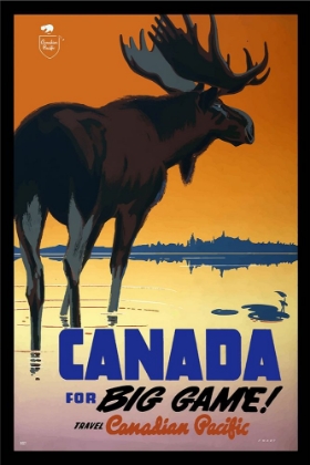 Picture of CANADA BIG GAME HUNTING POSTER