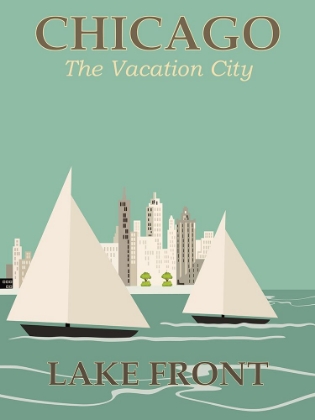 Picture of CHICAGO TRAVEL POSTER
