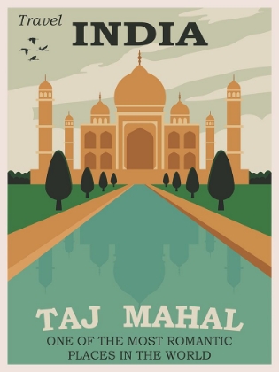 Picture of INDIA TAJ MAHAL TRAVEL POSTER