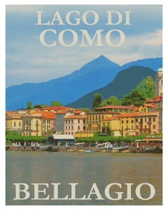 Picture of LAKE COMO ITALY TRAVEL POSTER