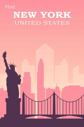 Picture of NEW YORK TRAVEL POSTER