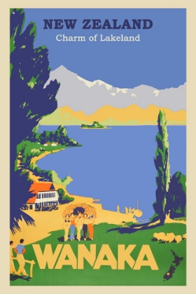 Picture of NEW ZEALAND WANAKA TRAVEL POSTER
