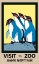Picture of PENGUINS ZOO POSTER