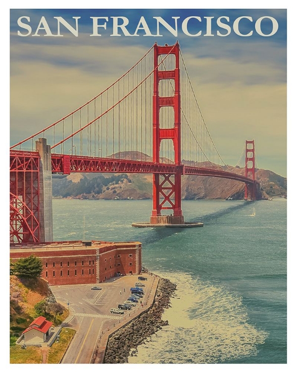 Picture of GOLDEN GATE BRIDGE SAN FRANCISCO TRAVEL POSTER