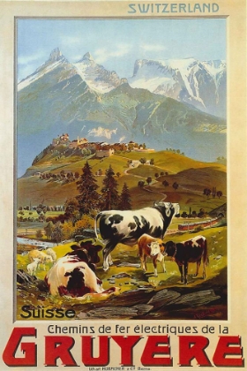 Picture of SWITZERLAND TRAVEL POSTER GRUYERE