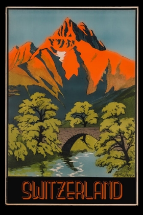 Picture of SWITZERLAND VINTAGE TRAVEL POSTER