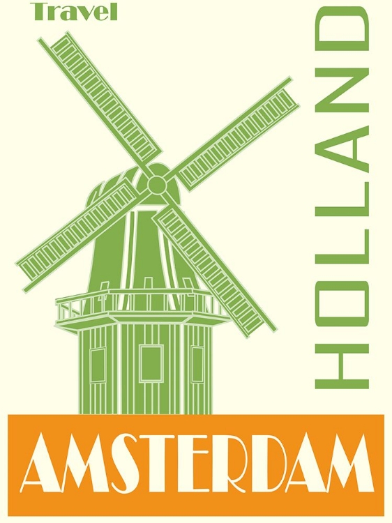 Picture of AMSTERDAM HOLLAND TRAVEL POSTER
