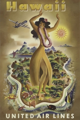 Picture of HAWAII TRAVEL POSTER
