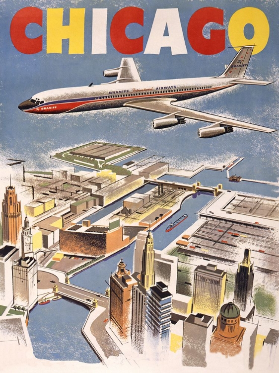 Picture of TRAVEL POSTER CHICAGO