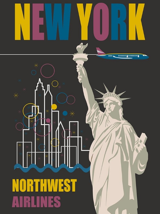 Picture of TRAVEL POSTER NEW YORK