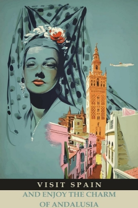 Picture of SPAIN-ANDALUSIA TRAVEL POSTER