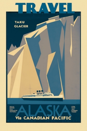 Picture of ALASKA VINTAGE TRAVEL POSTER