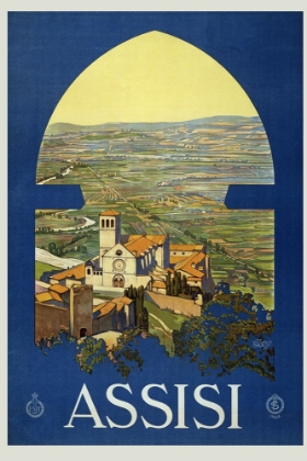 Picture of ASSISI VINTAGE TRAVEL POSTER