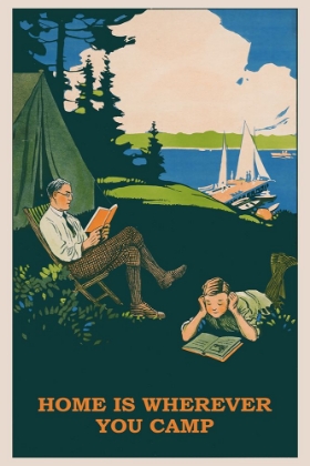 Picture of VINTAGE CAMPING POSTER