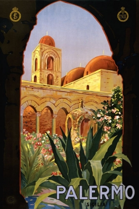 Picture of VINTAGE PALERMO POSTER