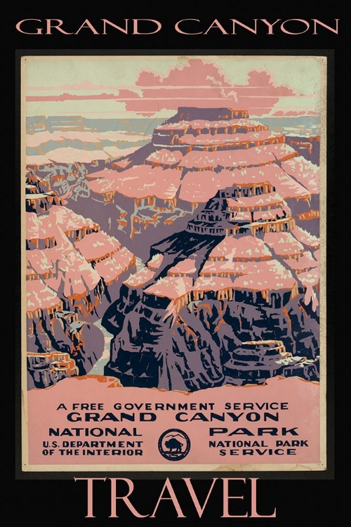 Picture of GRAND CANYON VINTAGE TRAVEL POSTER