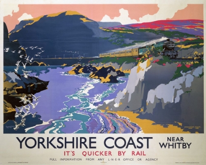 Picture of YORKSHIRE BY RAIL POSTER