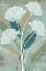 Picture of WHITE LINEAR FLORAL