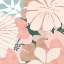 Picture of BIG RETRO FLOWERS II