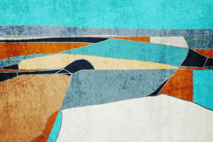 Picture of LANDSCAPE, ORGANIC SHAPES AND LINES I