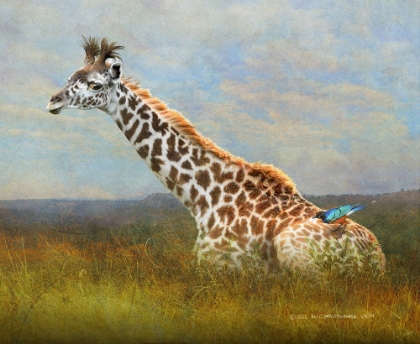 Picture of GIRAFFE AND STARLING