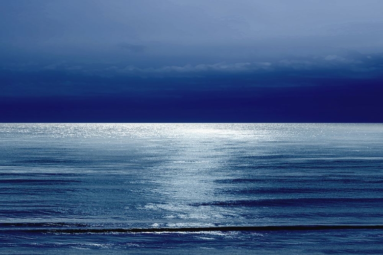 Picture of MOONLIT OCEAN BLUE I