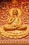 Picture of LAOS- LUANG PRABANG. GOLDEN RELIEF CARVING OF BUDDHA.