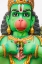 Picture of KUALA LUMPUR- WEST MALAYSIA. BATU CAVES. STATUE OF THE GOD HANUMAN.