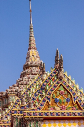 Picture of THAILAND- BANGKOK. ORNATE ROOF AT WAT PHRA KAEW (TEMPLE OF THE EMERALD BUDDHA).