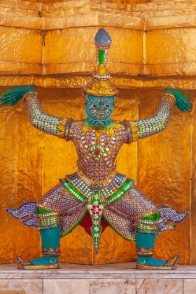 Picture of THAILAND- BANGKOK. YAKSHA- DEMON DEPICTED IN THE RAMAYANA- GUARDING WAT PHRA KAEW