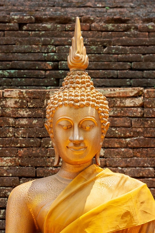 Picture of CHIANG MAI- THAILAND. WAT LOK MOLI. BUDDHA STATUE.