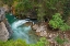 Picture of CANADA- ALBERTA- JASPER NATIONAL PARK. OVERVIEW OF MALIGNE RIVER FLOWING THROUGH MALIGNE CANYON.