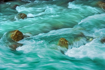 Picture of CANADA- BRITISH COLUMBIA- MOUNT ROBSON PROVINCIAL PARK. ROBSON RIVER CASCADE.