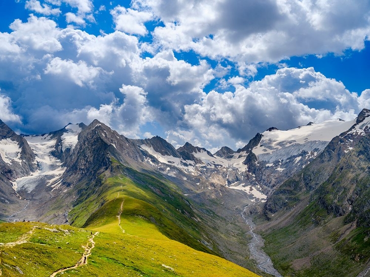 Picture of VALLEY ROTMOOSTAL AND VALLEY GAISBERGTAL-MT. HOHE MUT- OTZTAL ALPS-EUROPE- AUSTRIA- TYROL