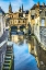 Picture of COLORFUL OLD BUILDINGS- AURE RIVER REFLECTION- BAYEUX- NORMANDY- FRANCE
