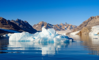 Picture of KARALE GLACIER IN THE SERMILIGAAQ FJORD- AMMASSALIK- DANISH TERRITORY.