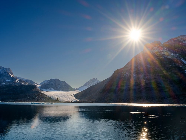 Picture of GLACIER IN THE SERMILIGAAQ FJORD- AMMASSALIK- DANISH TERRITORY.