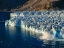 Picture of ICE CALVING. KNUD RASMUSSEN GLACIER-SERMILIGAAQ FJORD- AMMASSALIK- DANISH TERRITORY.