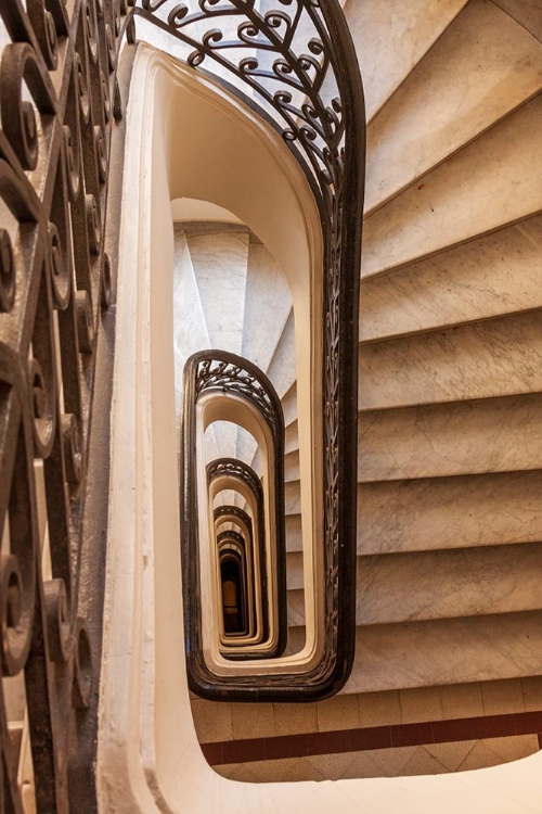 Picture of ARGENTINA- BUENOS AIRES. SPIRAL STAIRCASE.