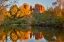 Picture of USA- ARIZONA. RED ROCK STATE PARK WITH OAK CREEK AND CATHEDRAL ROCK